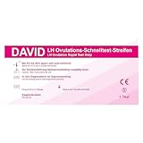 50 x David Ovulationstest Streifen, LH Schnelltest, optimale Sensitivität von 20miu/ml