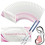 50 Stück Ovulationstest Streifen, Kinderwunsch Ovulationstest Kit, Hochempfindliche Ovulationstests, Fruchtbarkeitstest für Frauen Eisprung, Ovulation