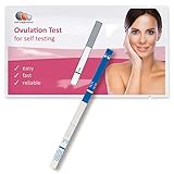 self-diagnostics Ovulationstest 30 mIU/ml - 50 Stück LH Teststreifen mit optimaler Sensitivität - Fruchtbarkeitstest für Frauen mit Kinderwunsch