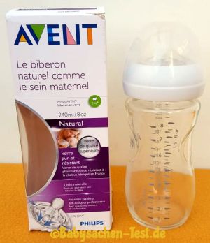 Philips Avent Natural Glas Babyflasche
