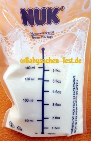 NUK Muttermilchbeutel im Test